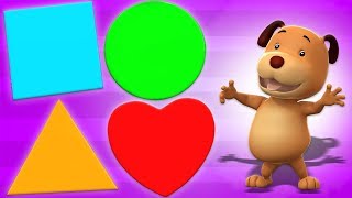 Learn Shapes  Kindergarten Learning Videos For Kids [upl. by Hatti558]