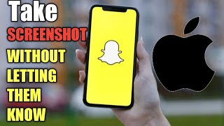 How to take Screenshots in Snapchat without letting them know in iPhone  September 2022  iPhone [upl. by Chemash]