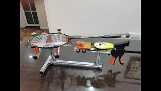 Basic tutorial on stringing badminton racket AirPioneer [upl. by Mel]