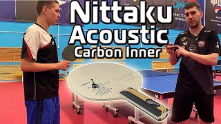 Nittaku Acoustic inner Carbon Обзор на основание Гоши для настольного тенниса [upl. by Templeton818]