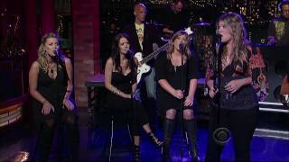 HD Kelly Clarkson Already Gone Live At Late Show With David Letterman 07132009 [upl. by Zandt513]