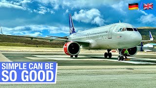 Scandinavian Airlines  Economy  A320neo  Copenhagen – Faroe Islands [upl. by Yarehs]