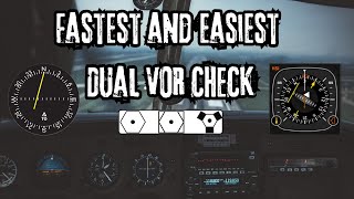 How to Perform A Dual VOR Checks Easiest Method  StepbyStep Tutorial [upl. by Soma]