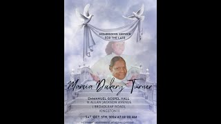 The Homegoing Service For The Late Marcia Dockery Turner [upl. by Carmita]