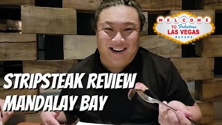 LAS VEGAS STEAKHOUSE REVIEW Stripsteak by Michael Mina at Mandalay Bay [upl. by Ailedo182]