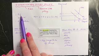 Expansionary fiscal policy 4  are all people impacted equally [upl. by Publia213]