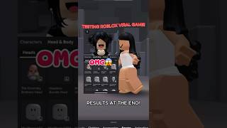 testing viral game on roblox pt1😲😱 roblox shorts robloxedit brookhaven bloxburg mm2 dti [upl. by Nivac895]