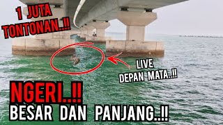 YA TUHANKU  TENGAH MEMANCING TIBATIBA TERNAMPAK BENDA PANJANG DAN BESAR BAWAH JAMBATAN [upl. by Mitinger]