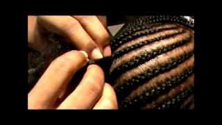 How to Braid Cornrows Tutorial [upl. by Hammel]