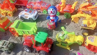 Gadi Wala khilona tractor healikapter DoramonFunny toys [upl. by Yelwah]