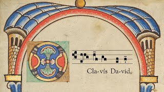 O CLAVIS DAVID  O KEY OF DAVID  O Antiphons Day 4  December 20  Latin and English [upl. by Tormoria147]