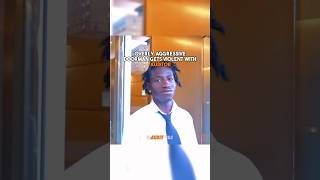 Overly Aggressive Doorman Gets Violent With Auditor Then Gets Humbled😱elytpg shorts funny [upl. by Epoh]