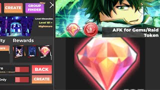 How to get GEMS fast in ANIME DIMENSIONS [upl. by Skier]