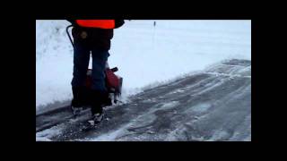 Toro Powerlite Single Stage Snowblower Snow Removal 1242010 [upl. by Ivar202]