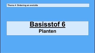 Basisstof 6 Planten [upl. by Ettevroc]