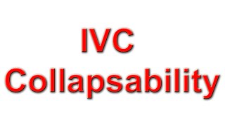 Inferior Vena Cava Collapsability [upl. by Ainessey]