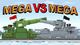 quotRailway Battle of the Mega Tanksquot Cartoons about tanks [upl. by Imena]