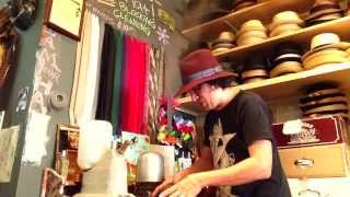 Steam amp Hand Shaping a Fedora or Stetson Western Hat with a Jiffy Steamer [upl. by Odie]