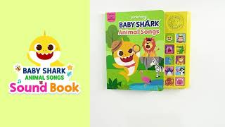 Sneak Peek Pinkfong Baby Shark Animal Songs Sound Book [upl. by Freberg]