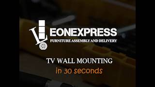 TV Wall Mounting in 30 sec Professional TV Installation Toronto GTA [upl. by Atela]