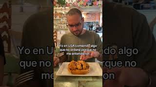 Yo no sepo ingles 🥲 usa chickenwaffle humor comida [upl. by Yajet]