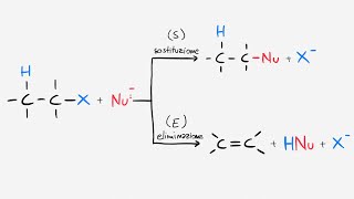 Reazioni Alogenuri Alchilici  Sostituzione Nucleofila Eliminazione [upl. by Nugesulo121]