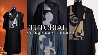 AFRICANS CREATIVITY How to sew an Agbada design [upl. by Jadd93]