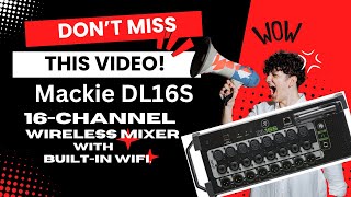 Mackie DL16S 16 channel wireless [upl. by Iaw]