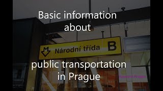 Public transportation in Prague  basic info lines tickets metro tram [upl. by Lingwood]