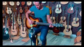 Breedlove Guitars  Oregon CE in Whiskey Burst Sitka Spruce over Myrtlewood  4k Video [upl. by Annoeik]