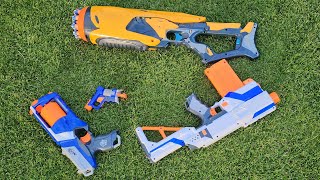 Fast Firing all my NERF Blaster [upl. by Roede]