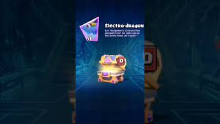 Pack opening coffre damélioration  ❤️ clashroyale [upl. by Pansir]