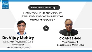 How to help someone struggling with mental health issues Advice from Dr Vijay Mehtry Psychiatrist [upl. by Tnarg]