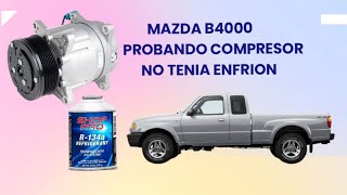 COMO PROBAR EMBRAGUE DEL COMPRESOR AC MAZDA B4000 4X4 2000 [upl. by Natascha]