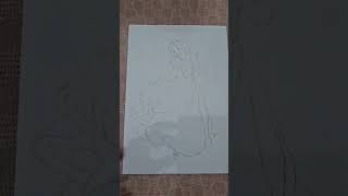 Snow white drawingyoutubeshorts trending art nooralia [upl. by Neeloj18]