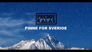 Freddy Kalas  Pinne For Sverige Svensk Lyric Video [upl. by Atiran489]