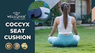 Sit Better Feel Better Experience the Wellgiver Coccyx Seat Cushion for Superior Comfort [upl. by Saturday]