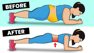 THIS HAPPENS To Your Body When You Plank for 6 Minutes Every Day Stomach Fat Loss Workout at Home [upl. by Fernandes]