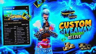 FREE FIRE LIVE GIVEWAY CUSTOM ROOM🔴 LIVE IN BANGLADESH SERVER [upl. by Angadreme]