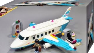 레고 프렌즈 하트레이크 전용 비행기 41100 조립 리뷰 Lego Friends Heartlake Private Jet Airplane [upl. by Eelirem]