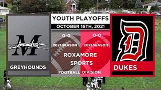 Live Youth Playoff Football Duquesne Dukes vs Monessen Greyhounds [upl. by Kora]