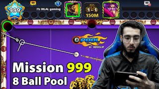 8 ball pool 999 Level Mission [upl. by Benjie]