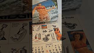 Beautiful Women Ridgid Calendar reseller resellercommunity garagesalefinds ebay calendar [upl. by Ebbarta]