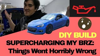 Supercharged BRZ Build SO MUCH WENT WRONG [upl. by Nylhtak8]