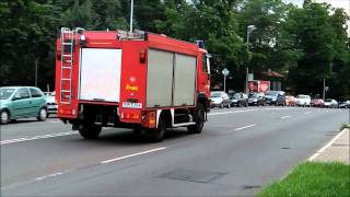 TLF 1624 Tr FF Pirna  2x FuStW Polizei Pirna [upl. by Yllatan991]