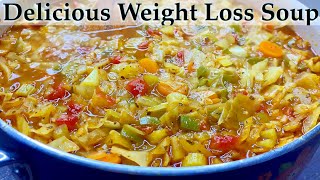 Lose 15 pounds In 1 Week Cabbage Soup Diet Recipe  Wonder Soup [upl. by Yarased465]