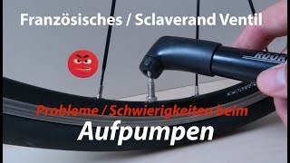 Probleme Französisches Ventil  Sclaverand Ventil lösen  Alles Fahrrad 38 [upl. by Eocsor979]