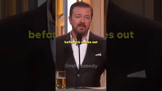 Ricky Gervais Jokes About Bill Cosby amp Mel Gibson [upl. by Aekahs]