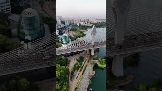 DurgamCheruvu CableBridge Hyderabad’s Iconic View [upl. by Colpin61]