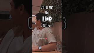 Useful apps for LDR couples ❤️ longdistancerelationship ldr appforcouple [upl. by Ahtekahs]